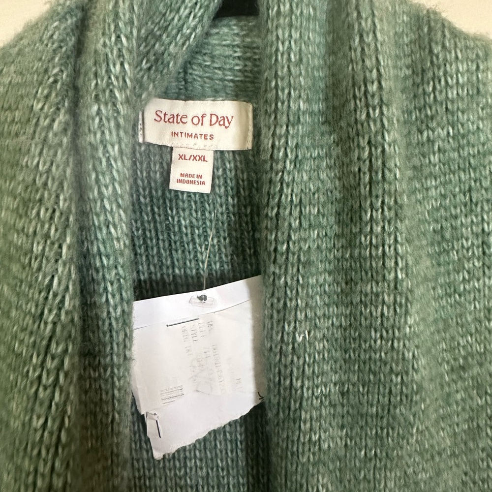 State‎ of day Elegant Green Women's cardigan - Picture 4 of 4
